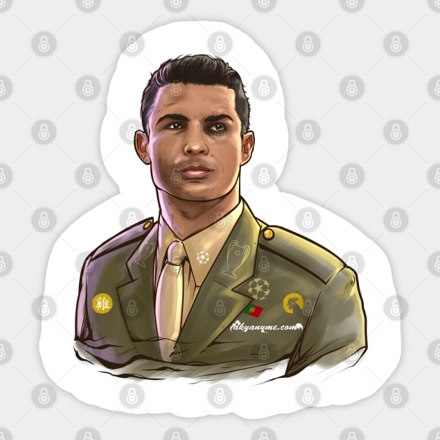 El Comandante CR7 Sticker by akyanyme